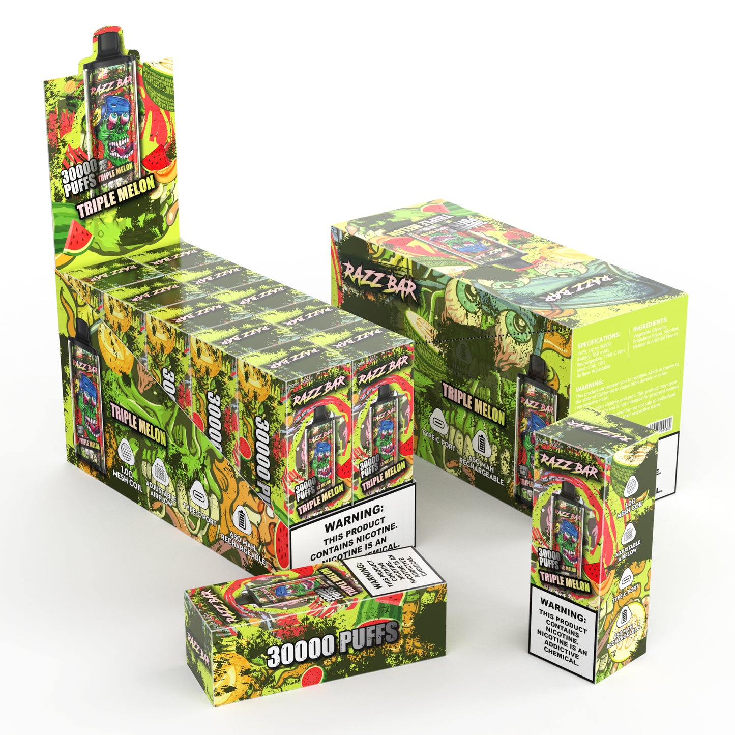Razz Bar 30000 Cigarettes électroniques jetables