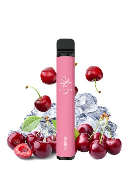 Elf Bar 600 Puff 600 Tiri Vape usa e getta - Cherry