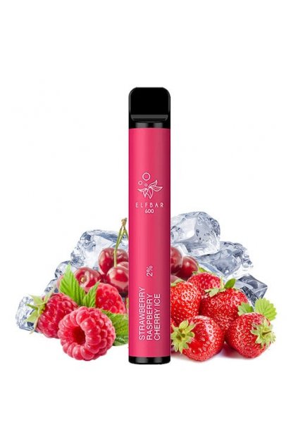 ELF BAR 600 Sigaretta Elettronica Usa e Getta - Strawberry Raspberry Cherry Ice