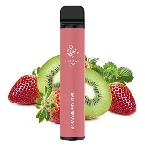 Strawberry Kiwi - Elf Bar 1500 Tiri Vape Monouso