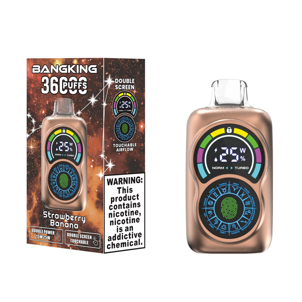 Strawberry Banana - Puff 36000 Tiri Sigarette Elettroniche Usa e Getta