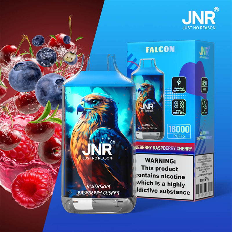 JNR 16k Puff 16000 Tiri Sigaretta Elettronica Monouso Blueberry Raspberry Cherry