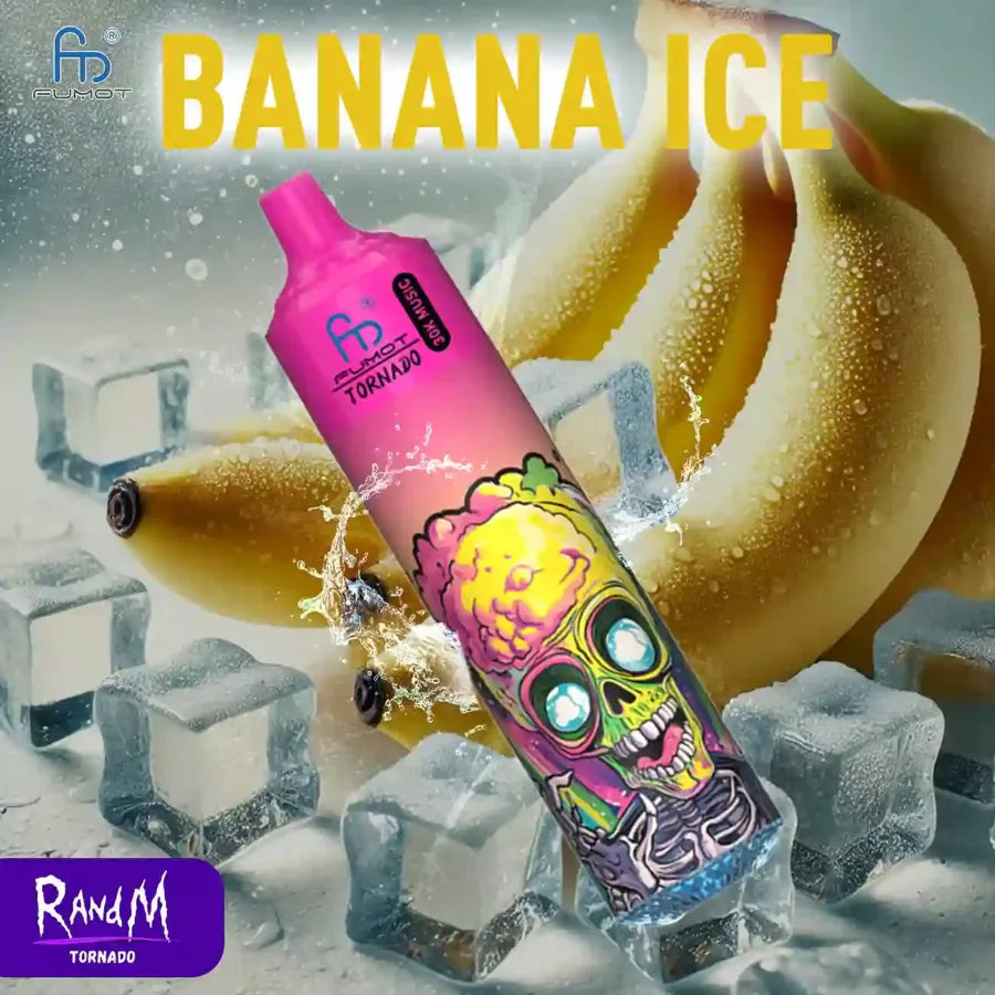 Banana Ice Gusto - Tornado Puff 30K Tiri Sigaretta Elettronica Usa e Getta with 2% Nicotina