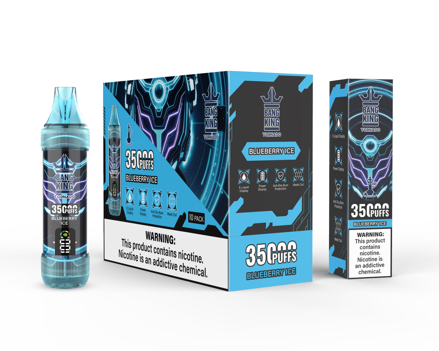 Blueberry Ice Puff 35000 Tiri Vape Jetable