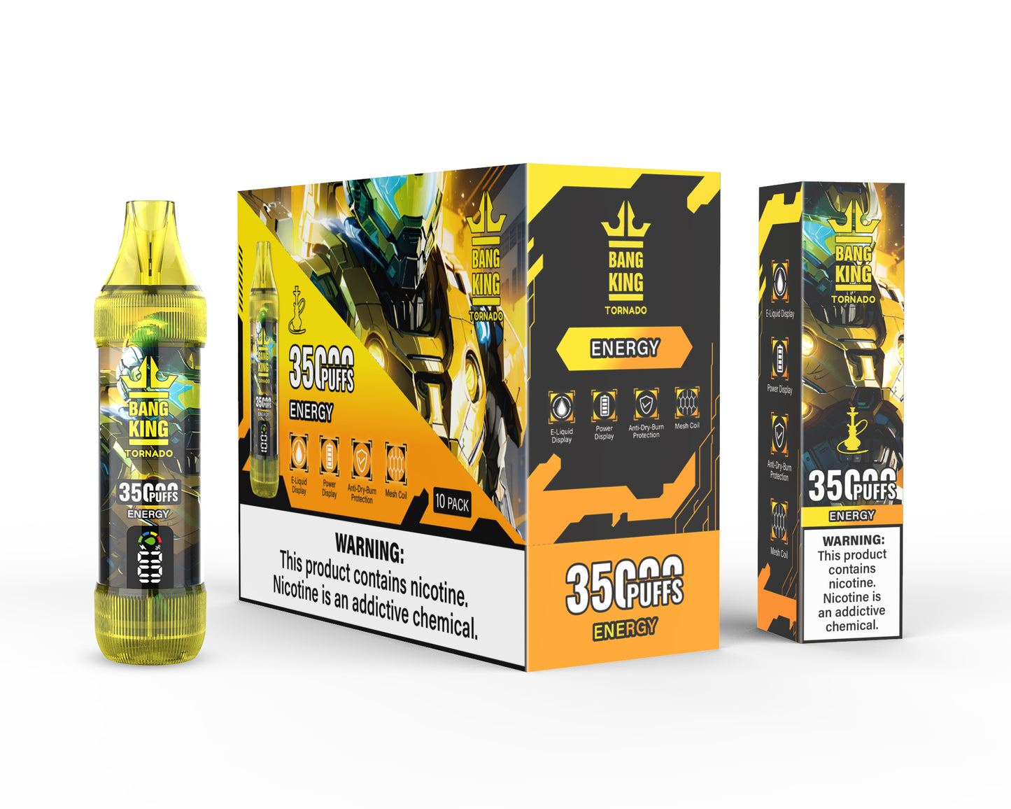 Energy Puff Bang King Tornado 35000 Puffs Vape