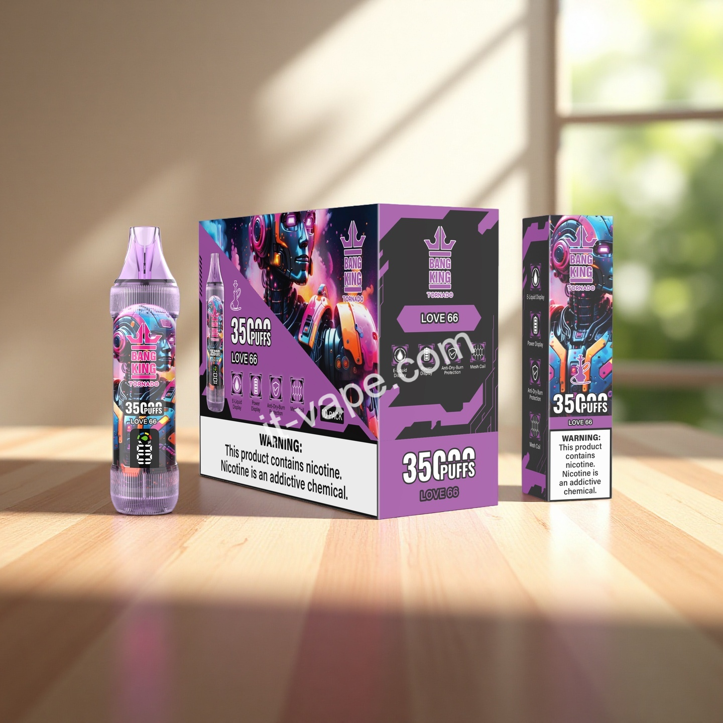 Love 66 Puff 35000 Puffs Bang King