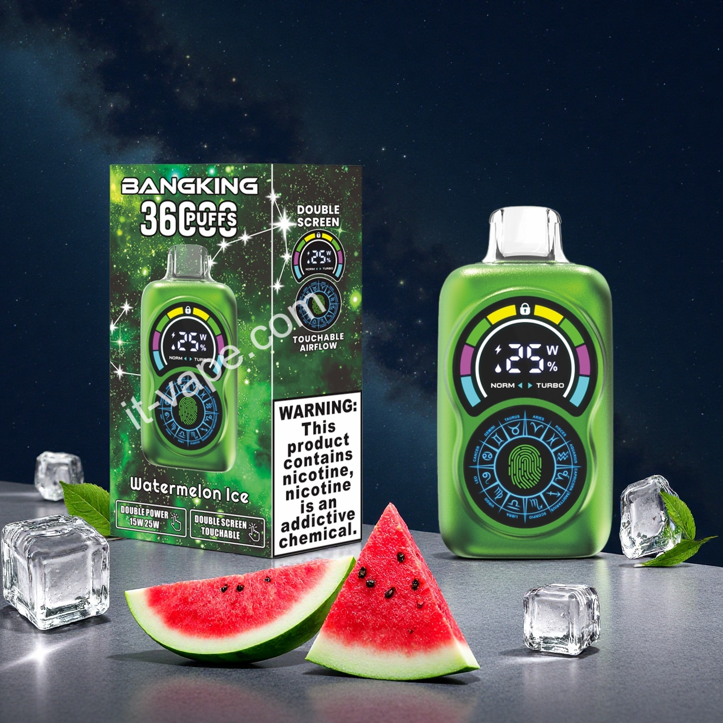 Watermelon Ice Puff 36000 Tiri