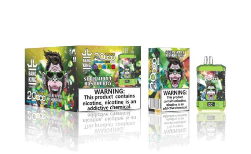 Bang King 20000 Puff Sigaretta Elettronica - Sour Apple Raspberry