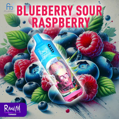 Blueberry Sour Raspberry - RandM Tornado 9000 Puff Sigarette Elettroniche Monouso