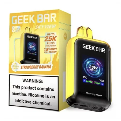 GeekBar SkyView Strawberry Banana 25K Vape Usa e Getta