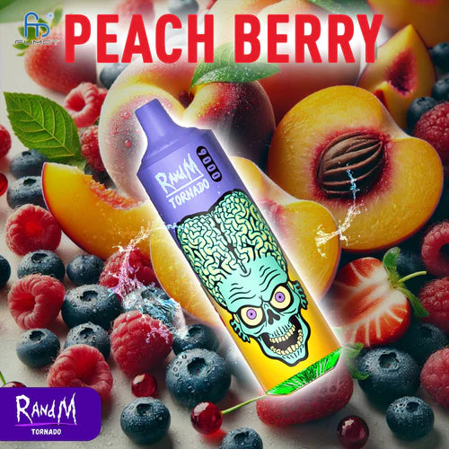 Puff Sigaretta Elettronica Usa e Getta 9K Puffs Peach Berry Gusto