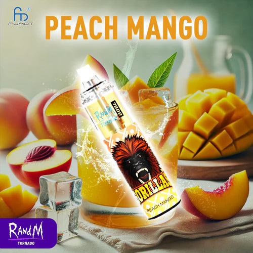 RandM Tornado 7000 Puff Sigaretta Elettronica Monouso Peach Mango Gusto