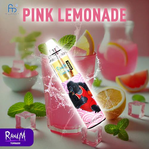 Randm Tornado 7000 Puff Sigarette Elettroniche Monouso Pink Lemonade