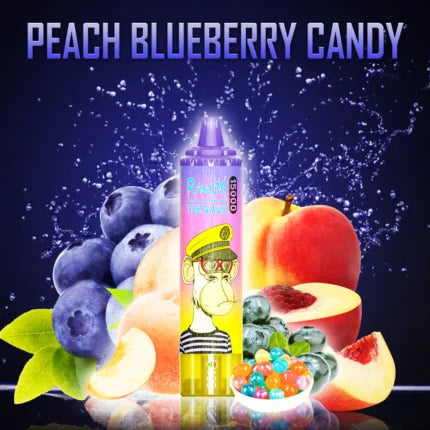 Puff 15000 Tiri Peach Blueberry Candy Gusto Puffs Usa e Getta with 2% Nicotina