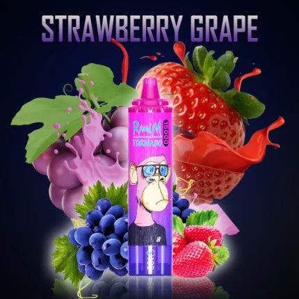 Big Puffs Power Puff 15000 Tiri Strawberry Grape Gusto Sigarette Elettronica Monouso