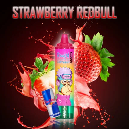 Strawberry Red Bull - Puff 15000 Tiri Sigarette Elettroniche Monouso