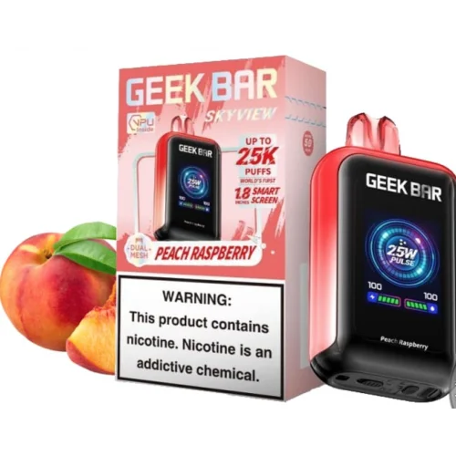 Geek Bar Skyview Peach Raspberry Sapore Vape Usa e Getta