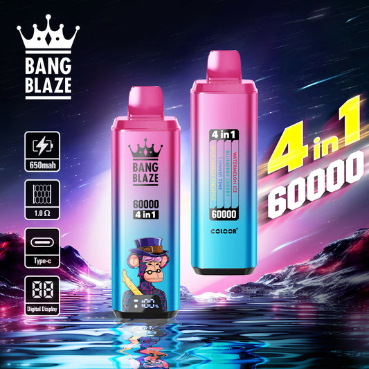 Puff 60K Big Puffs Power 4 in 1 Gusto Liquidi Sigarette Elettroniche Monouso