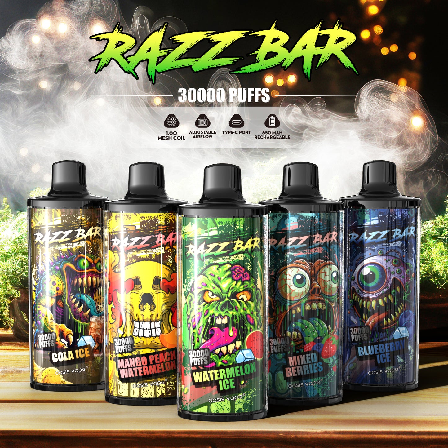 Razz Bar 30000 Cigarettes électroniques jetables