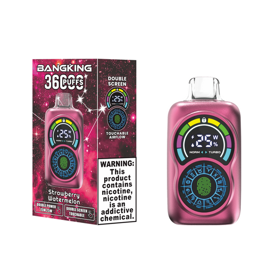 Bang King Constellation Puff 36000 Tiri Strawberry Watermelon Gout Vape Monouso