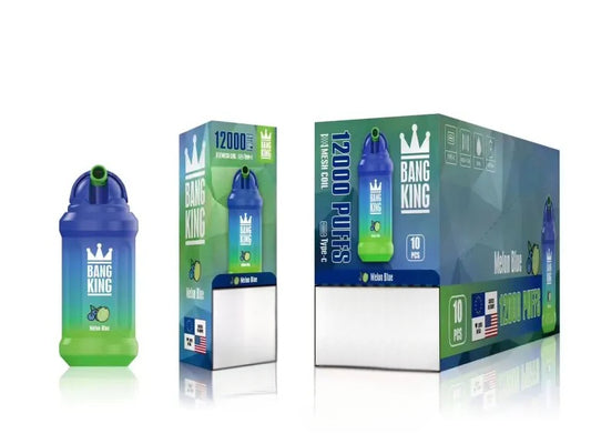 Bang King Puff 12000 Tiri Melon Blue Gusto Sigarette Elettroniche Usa e Getta