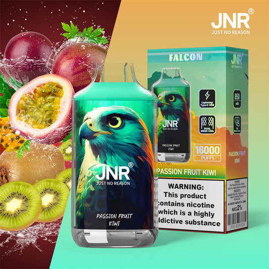JNR Falcon 16K Puff 16000 Tiri Passion Fruit Kiwi Sigarette Elettroniche Monouso