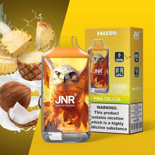 JNR Vape Pina Colada 16k Puff 16000 Tiri Sigarette Elettroniche Usa e Getta