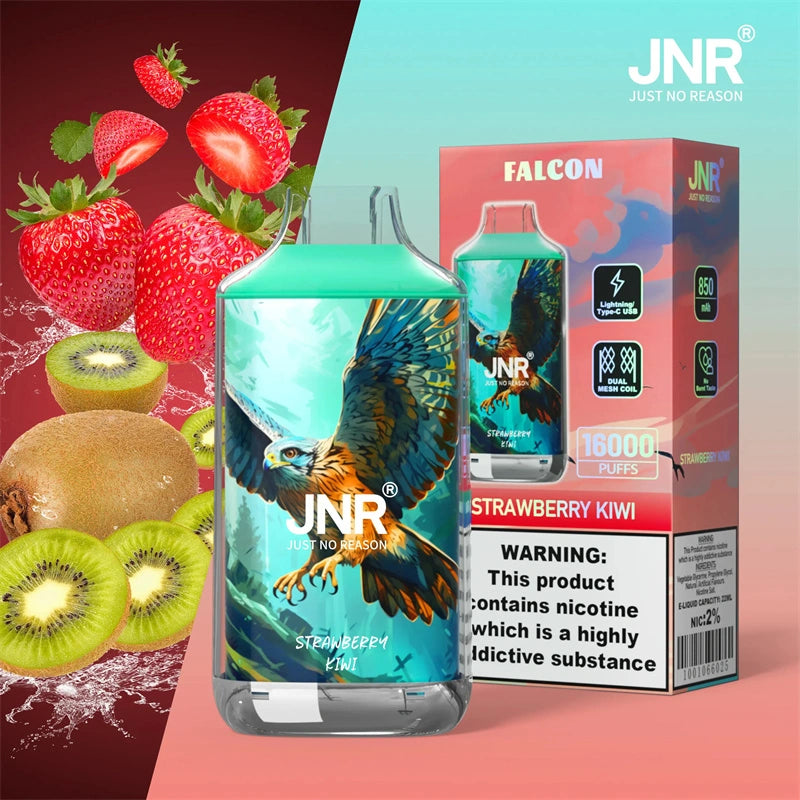 Strawberry Kiwi - JNR Falcon 16000 Puff Sigaretta Elettronica Usa e Getta
