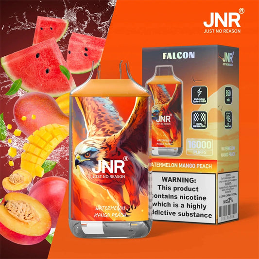 Puff JNR 16000 Puffs Watermelon Mango Peach Gusto Sigaretta Elettronica Usa e Getta
