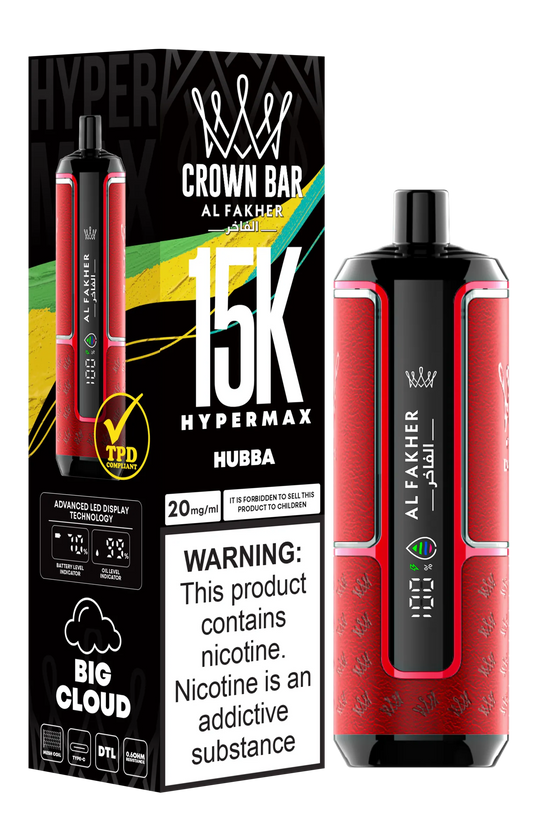 Hubba Gusto - Prezzo Puff 15K Puffs Sigaretta Elettronica Monouso with 22 ml Liquido