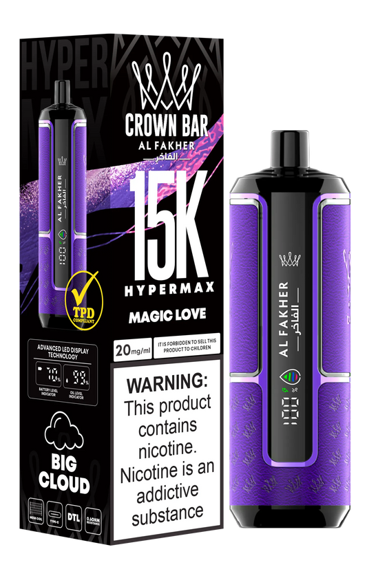 Magic Love - Puff 15000 Tiri Sigaretta Elettronica Monouso with 22 ml Liquido