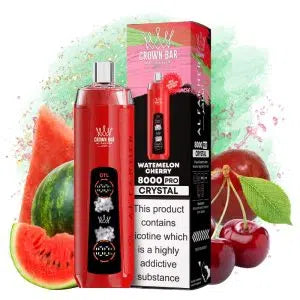 Watermelon Cherry Gusto - Al Fakher Crown Bar Crystal 8000 Puffs Sigaretta Elettronica Monouso