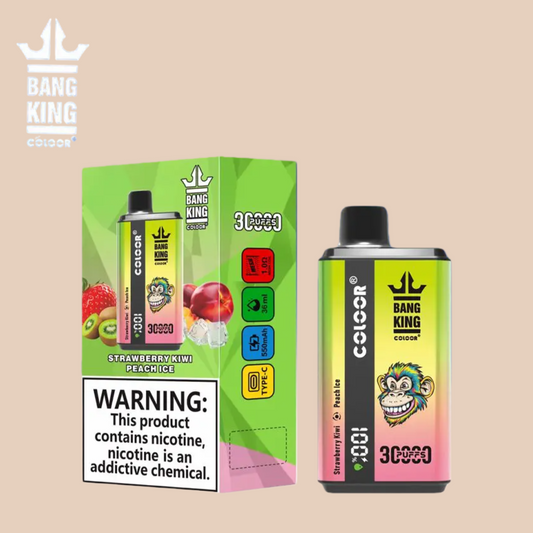 Puff Bang King 30K Tiri Strawberry Kiwi & Peach Ice