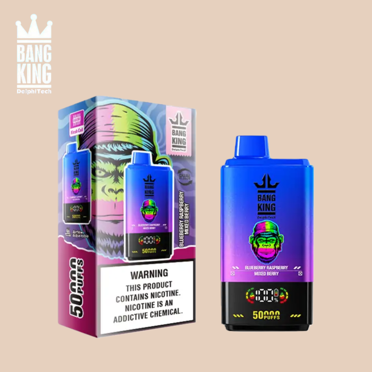 Blueberry Raspberry & Mixed Berry Puff Bang king 50000