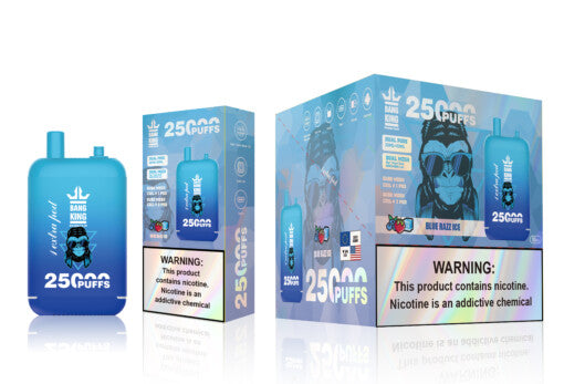 Bang King Puff 25000 Tiri Monouso Vape - Blue Razz Ice
