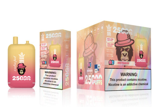 Bang King Puff 25000 Tiri Sigarette Elettroniche - Juicy Peach Ice