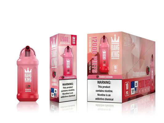 Sigaretta Elettronica Monouso Bang King Puff 12000 Tiri Strawberry Watermelon