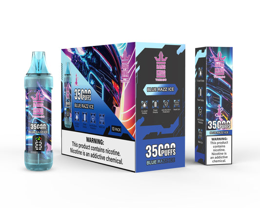 Blue Razz Ice Bang King Puff 35K Puffs