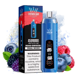 Al Fakher 8000 Puffs Dual Mode Blueberry Raspberry Gusto Sigarette Elettroniche Usa e Getta