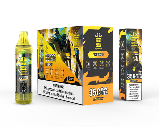Energy Puff Bang King Tornado 35000 Puffs Vape