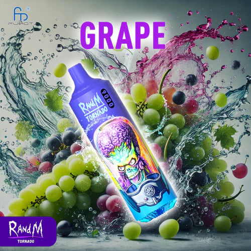 Randm Tornado Puff 9000 Tiri Sigarette Elettroniche Usa e Getta - Grape Gusto