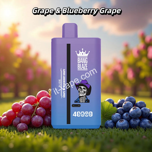 Grape & Blueberry Grape Puff 40K Tiri Bang Blaze