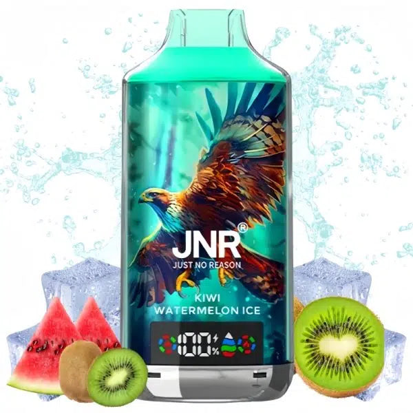 JNR Puff 18000 Tiri Kiwi Watermelon Ice Sigaretta Elettronica Monouso