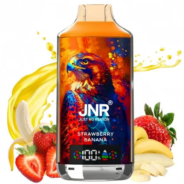 JNR Vape Puff 18000 Tiri Strawberry Banana Gusto Sigarette Elettroniche Monouso