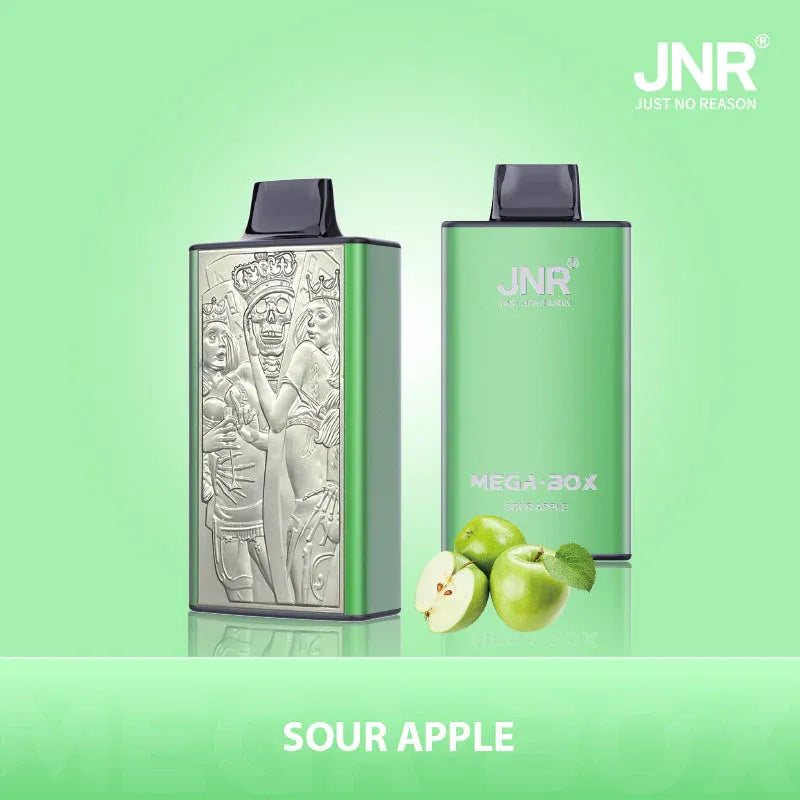 JNR Mega Box 25K Puffs 25000 Tiri Sigarette Elettroniche Monouso - Sour Apple
