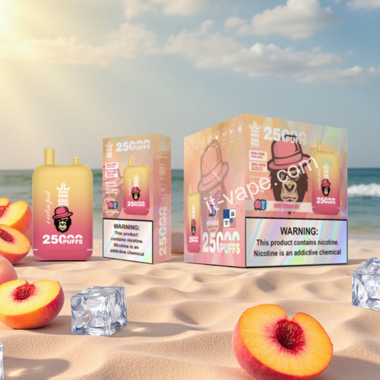 Juicy Peach Ice Puff 25000 Tiri Bang King