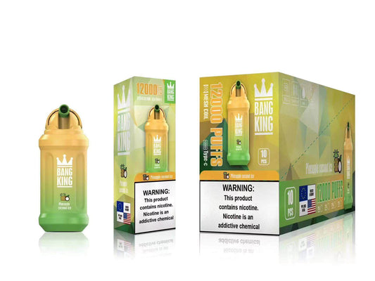 Bang King Puff 12000 Tiri Monouso Sigaretta Elettronica - Pineapple Coconut Ice