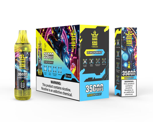 Lemon Mint Puff Bang King 35K Puffs