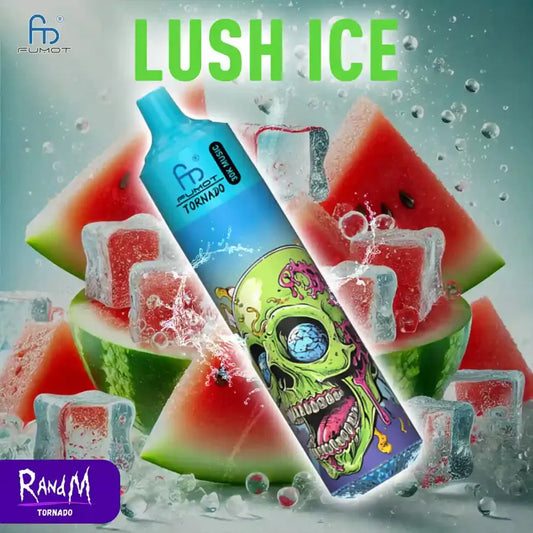Randm Tornado 30000 Puffs Lush Ice Gusto Sigaretta Elettronica Monouso with 2% Nicotina
