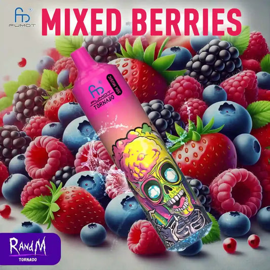 Fumot Vape Randm Tornado Puff 30000 Tiri Mixed Berries Gusto Sigaretta Elettronica Monouso